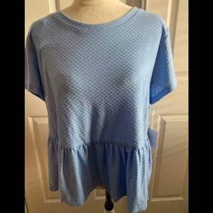Lauren Conrad light blue top XL